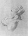 Raffael: Transfiguration, Studie, Frauenfigur
