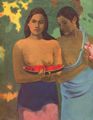 Gauguin, Paul: Zwei M�dchen mit Mangobl�ten