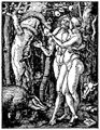 D�rer, Albrecht: Folge der »Kleinen Passion«, Szene: Adam und Eva im Paradies