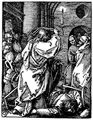 D�rer, Albrecht: Folge der »Kleinen Passion«, Szene: Die Vertreibung der H�ndler aus dem Tempel