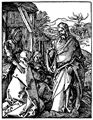 D�rer, Albrecht: Folge der »Kleinen Passion«, Szene: Der Abschied Christi von seiner Mutter