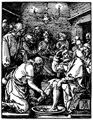 D�rer, Albrecht: Folge der »Kleinen Passion«, Szene: Die Fu�waschung