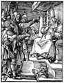 D�rer, Albrecht: Folge der »Kleinen Passion«, Szene: Christus vor Hannas