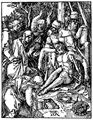 D�rer, Albrecht: Folge der »Kleinen Passion«, Szene: Die Beweinung