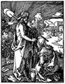 D�rer, Albrecht: Folge der »Kleinen Passion«, Szene: Christus als G�rtner