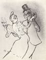 Toulouse-Lautrec, Henri de: La Goulue und Valentin