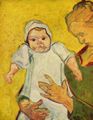 Gogh, Vincent Willem van: Augustine Roulin mit ihrem S�ugling