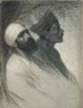 Steinlen, Theophile Alexandre: Portr�t zweier M�nner