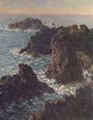 Monet, Claude: Felsspitzen bei der Belle-�le