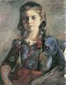 Corinth, Lovis: Wilhelmine mit Z�pfen