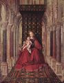 Eyck, Jan van: Marienaltar, Dresdner Triptychon, Mitteltafel: Maria mit Kind