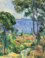 C�zanne, Paul: Blick auf L'Estaque und das Chateaux d'If (Das Meer bei L'Estaque)
