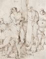 D�rer, Albrecht: Studienblatt mit sechs nackten Figuren
