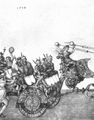 D�rer, Albrecht: Der gro�e Triumphwagen, Detail
