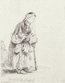 Rembrandt Harmensz. van Rijn: Alte Bettlerin