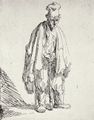 Rembrandt Harmensz. van Rijn: Gro�er stehender Bettler