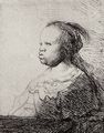 Rembrandt Harmensz. van Rijn: Die sogenannte wei�e Mohrin