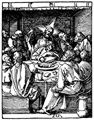 D�rer, Albrecht: Folge der »Kleinen Passion«, Szene: Das Letzte Abendmahl