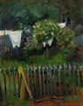 Macke, August: W�sche im Garten in Kandern