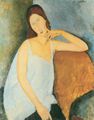 Modigliani, Amedeo: Bildnis Jeanne H�buterne (II)
