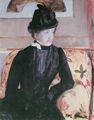 Cassatt, Mary: Junge Frau in Schwarz