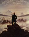 Friedrich, Caspar David: Der Wanderer �ber dem Nebelmeer