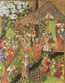 Unbekannte islamische K�nstler um 1444: Shah-Nameh. K�nigliches Festmahl
