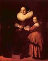 Rembrandt Harmensz. van Rijn: Portr�t der Susanna Pellicorne und ihrer Tochter Eva