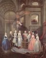 Hogarth, William: Die Hochzeit von Stephen Beckingham und Mary Cox