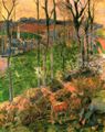 Gauguin, Paul: Kleiner Bretone, den Holzschuh richtend