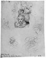 Dandini, Cesare: Skizzenblatt [1]
