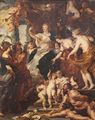 Rubens, Peter Paul: Gem�ldezyklus f�r Maria de' Medici, K�nigin von Frankreich, Szene: Die G�ckseligkeit der Regentschaft der Maria von Medici