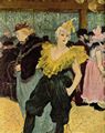 Toulouse-Lautrec, Henri de: La Clownesse Cha-U-Ka-O in Moulin Rouge