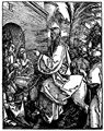 D�rer, Albrecht: Folge der »Kleinen Passion«, Szene: Der Einzug Christi in Jerusalem
