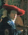 Vermeer van Delft, Jan: M�dchen mit rotem Hut