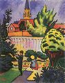 Macke, August: Kinder im Garten