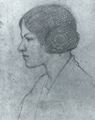 Macke, August: Elisabeths Kopf (Dresden)