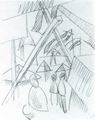 Macke, August: Kompositionsstudie zum Gem�lde »Seilt�nzer«