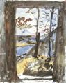 Corinth, Lovis: Blick auf den Walchensee