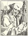 Lallemand, Georges: Folge �Christus und die zw�lf Apostel�, Hl. Jakobus d.�. als Pilger