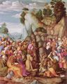 Bacchiacca: Moses schl�gt Wasser aus dem Felsen