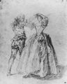 Lancret, Nicolas: Studienblatt, Der Tanz