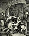 Hogarth, William: Folge »Vorher und Nachher«, Vorher