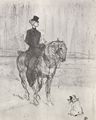 Toulouse-Lautrec, Henri de: Die Amazone und der Hund