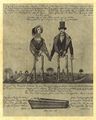 D�nischer Holzschneider von 1860: Memento Mori-Klappbrief [2]