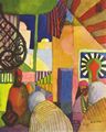 Macke, August: Im Basar
