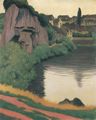 Vallotton, F�lix: Landschaft bei Semur
