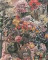 Corinth, Lovis: Stillleben mit Chrysanthemen und Amaryllis