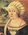 D�rer, Albrecht: Portr�t der Felicitas Tucher
