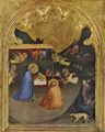 Daddi, Bernardo: Marienaltar aus San Pancrazio, Szene: Die Krippe
